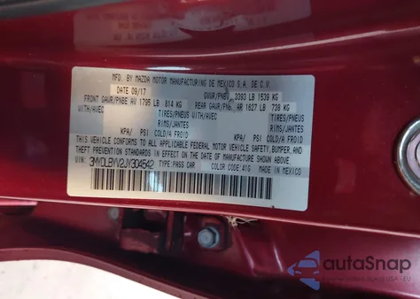 2018 Toyota Yaris Ia из США, поврежденный, VIN 3MYDLBYV2JY304542